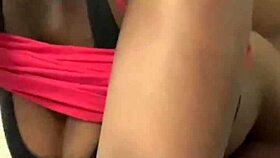 Real couple with black woman in doggystyle fun