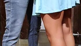 Met a sexy girl at a wedding, took her to the restroom for intense action