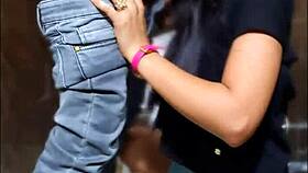 Met a sexy girl at a wedding, took her to the restroom for intense action