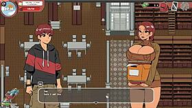 Nerdy Girl's Public Library Handjob: Taboo Hentai Adventure with Monster Cock