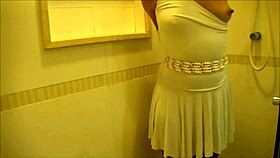 Mijando on bound brazilian slave in shower bondage