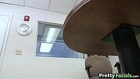 Indian Teen Gets Facial Cumshot from Maya Bazin