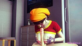 Dragon Ball hentai POV Pan boobjob blowjob and fucked