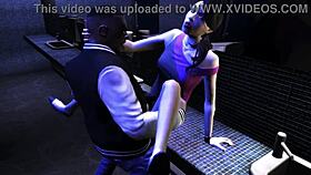 luis sneaks into the club bathroom and fucks asian babe kay hartman in gta 4