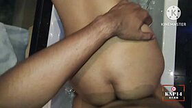 fuck thai milf i cum in her pussy at bath and move to bed and cum in her pussy again