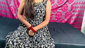 Horny Indian housewife bent over in doggystyle, her shaved pussy craving sex?