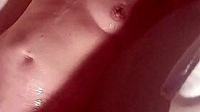 roxanne and xander enjoying a relaxing shower time together