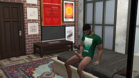 stepmother seduces stepson after seeing his big black cock