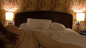 this old bbw housewife is cheating with a nerd who has a monster black cock