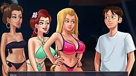 Summertime saga explodes with big tits and ass action in episode 207