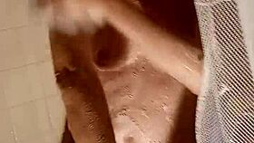 roxanne and xander enjoying a relaxing shower time together