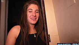 teen hookup sucks dick before pizza delivery