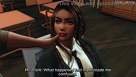 Big Tits Student Fucked by Teacher with Cum Inside Her Pussy - Sims 4 😍