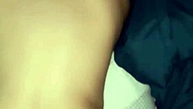 Young babe fingers her ass and masturbates!