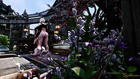 Futa on female chaconne sucks off aya deepthroat in public outdoor blowjob.