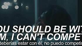 Joji performs slow dancing in the dark with Spanish subtitles