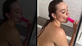 Hey, stepsis invites you into the shower for recording while you jerk off watching mia malkova?