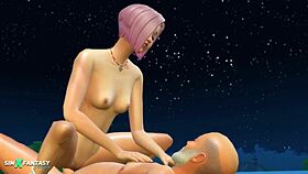 Is Miko Ojo cowgirling her neighbor in Sims 4?