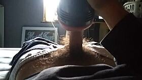 AJ's quick cam masturbation with toys cuts before cumshot.