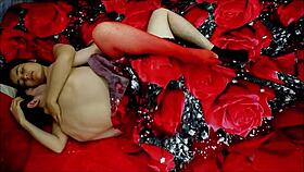 hot moaning babe in homemade setting