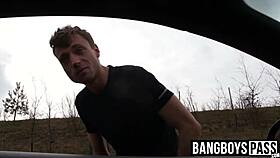 Watch this young twink get ass fucked for money!