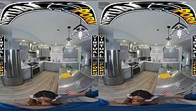 Ebony Student Mila Mars Earns Grade with Quickie