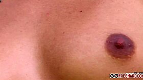 Blonde enjoys softcore solo time outdoors like her favorite movie.