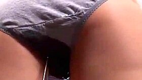 Blonde Girl Wets Her Panties With Intense Urination