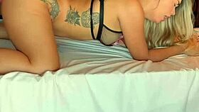 i saw this sexy loira gettin fucked so hard, it was amazin