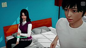 My bully turned into my lover in this homemade 3d video