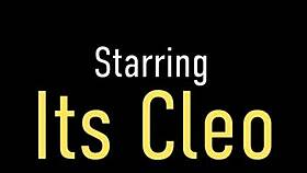 cleo undresses and bathes in the shower.