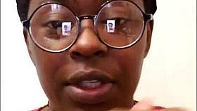 ebony milf slut performs kinky solo masturbation in amateur sex scene