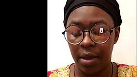 ebony milf slut performs kinky solo masturbation in amateur sex scene