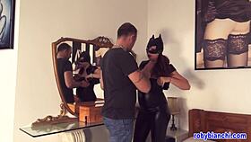 pregnant catwoman says, 'take my big cock'