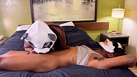 happy halloween ebony gets monster cock creampie in full video