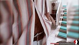 I feel double anal penetration as a pierced blonde