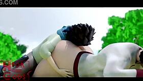 I got a big ass creampie in this 3D hentai anime