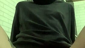 The horny gay guy with tattoos indulges in kinky piss play on his wet sofa, experiencing wild sensations.