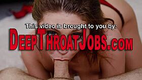 Blonde whore throats huge cock