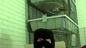 The horny gay guy with tattoos indulges in kinky piss play on his wet sofa, experiencing wild sensations.