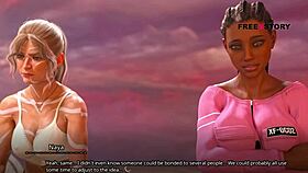 Atlas has threesome sex with leyala kali and naya in the seven realms