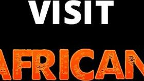 Wow, tight booty African couple banging hard in hotel room!