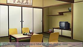 Japanese hentai gangbang cheats with banging group