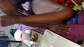 Is this African American milf's creamy pussy ready for a hard fuck?