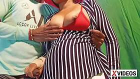 Indian student gets fucked by teacher with monster cock in homemade scene.