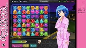 Exploring the female character in HuniePop walkthrough