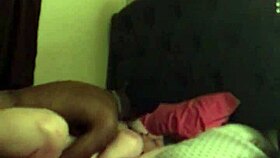 Fat BBW with big tits slayed by slim black guy