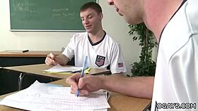 Oh man, these gay students are fucking anal while the teacher's away, it's so intense!