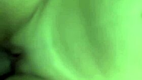 blonde babe loves showing her pussy close up, then riding the cock