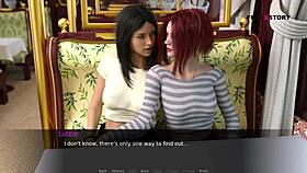 John has a threesome with Pamela and Lizzie in Dusklight Manor